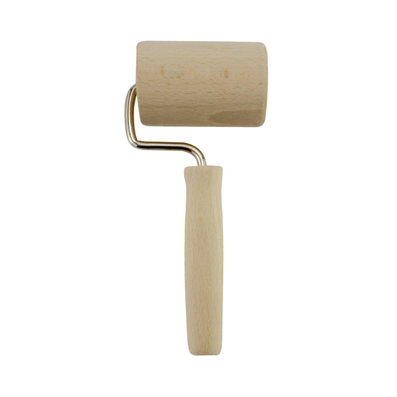 Rolă din lemn cu un mâner, mini sucitor special conceput pentru întins fâșii de aluat de casă, tagliatelle și fettuccine, 7 cm