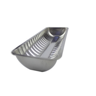 formă de copt ondulată lată din tablă cositorită potrivită pentru copt cozonaci