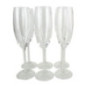 set de 6 pahare flute pentru prosecco sau șampanie