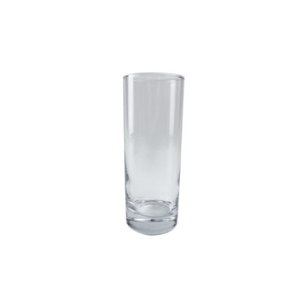 pahar din sticlă cilindric și înalt pentru apă sau long drinks