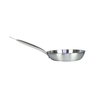 tigaie profesională din inox vedere din lateral