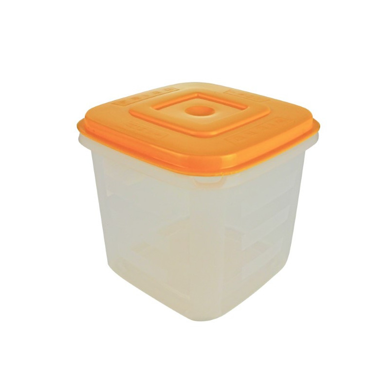 Caserolă pentru alimente, cu capac bine fixat, ideala pentru depozitat sau transport, compatibil microunde și congelator, 750 ml