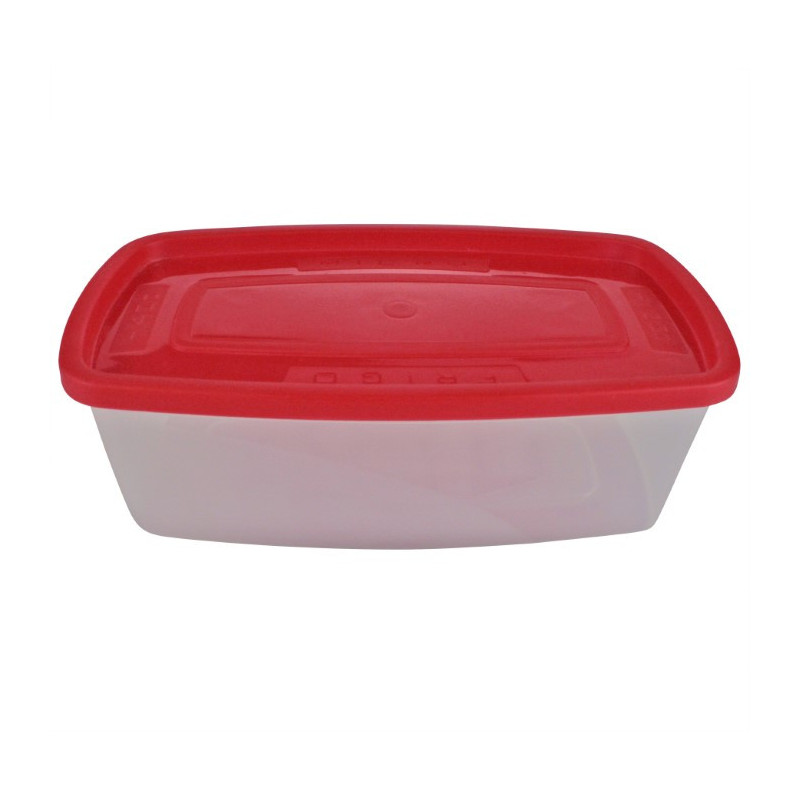 Caserolă pentru alimente, ovală, cu capac bine fixat, pentru depozitat și transport, compatibil microunde și congelator, 1L