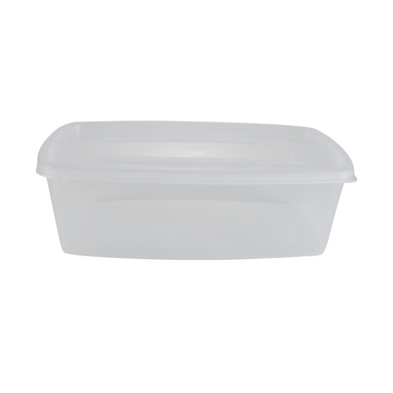 Caserolă pentru alimente, ovală, cu capac bine fixat, pentru depozitat și transport, compatibil microunde și congelator, 3L