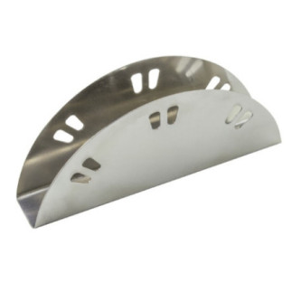 suport pentru șervețele de masă din inox lucios în formă de semilună