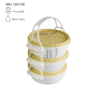 caserole cu capac etajate din plastic cu mâner pentru transport alimente și specificații tehnice