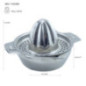 storcător de citrice din inox cu informații despre capacitate greutate și dimensiuni