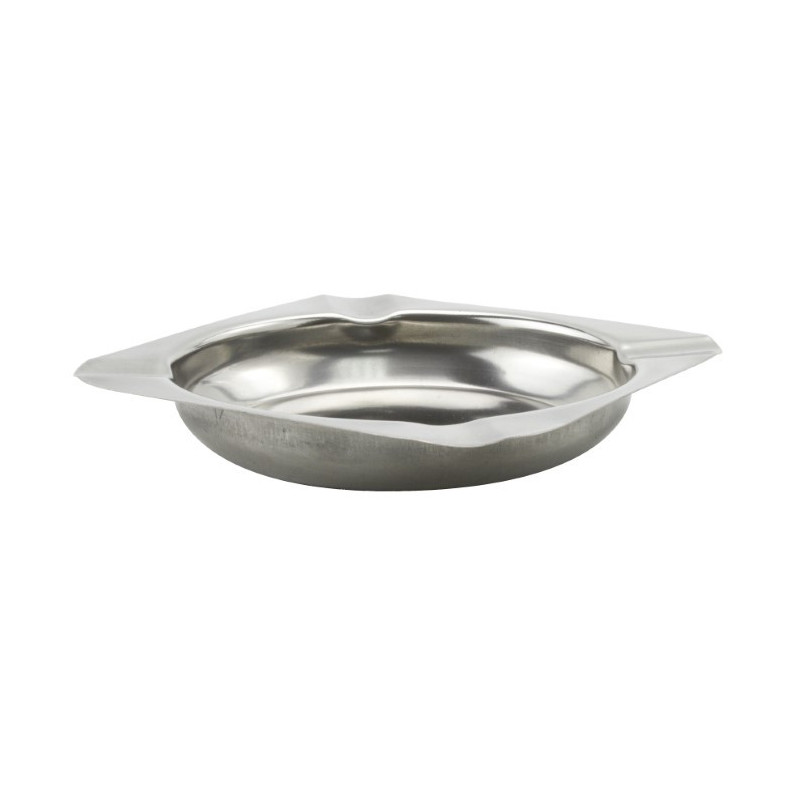 Scrumieră de masă din inox, pătrată, 4 țigarete, rezistentă și ușor de întreținut, perfectă pentru terase baruri sau restaurante
