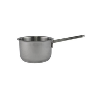 Cratiță inox cu un mâner rezistent, încălzire uniformă, ideală pentru gătitul zilnic și încălzirea rapidă a mâncărurilor, 1.7 L