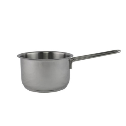 Cratiță inox cu un mâner rezistent, încălzire uniformă, ideală pentru gătitul zilnic și încălzirea rapidă a mâncărurilor, 3.5 L