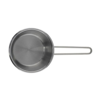 cratiță din inox cu un mâner dublu pentru fiert ceai