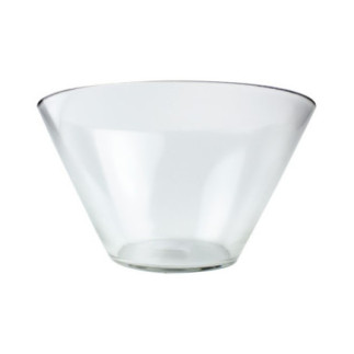 vas conic din sticlă pentru servit supe ciorbe sau salate