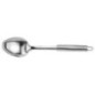 lingură mare din inox cu mâner cilindric cu agățătoare