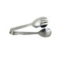 clește pentru salată din inox cu capetele în formă de lingură și furculiță