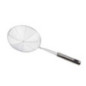 paletă din inox cu sită tip pânză de păianjen pentru prăjeli în ulei