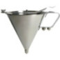 pâlnie cofetar din inox distribuitor pentru sosuri lichide și creme
