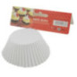 hârtie pentru copt muffin rotundă și ondulată întoarsă cu susul în jos