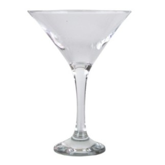 pahar din sticlă pe picior cu cupă în formă de V pentru băuturi martini