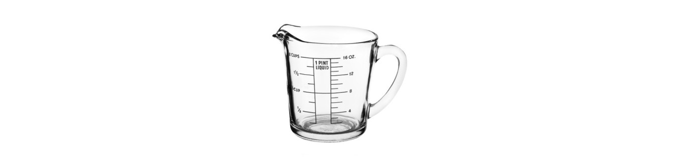 Căni și pahare gradate - Măsurare precisă ingrediente și lichide